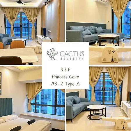 R&F Princess Cove By Cactus Homestay Johor Bahru Exterior photo