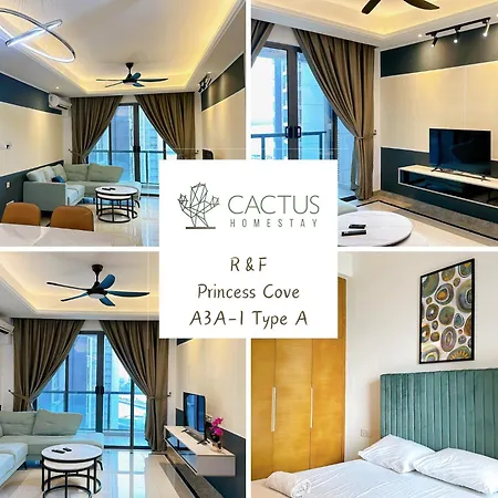 R&F Princess Cove By Cactus Homestay Johor Bahru Exterior photo